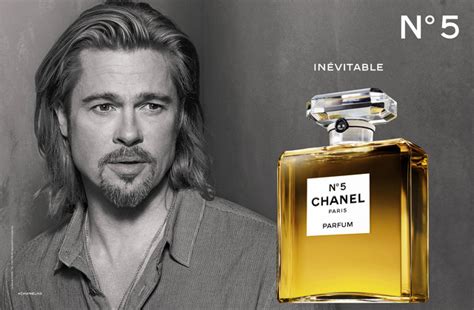 brad pitt chanel no 5 text|Brad Pitt Is The New Face Of Chanel No. 5 Ads .